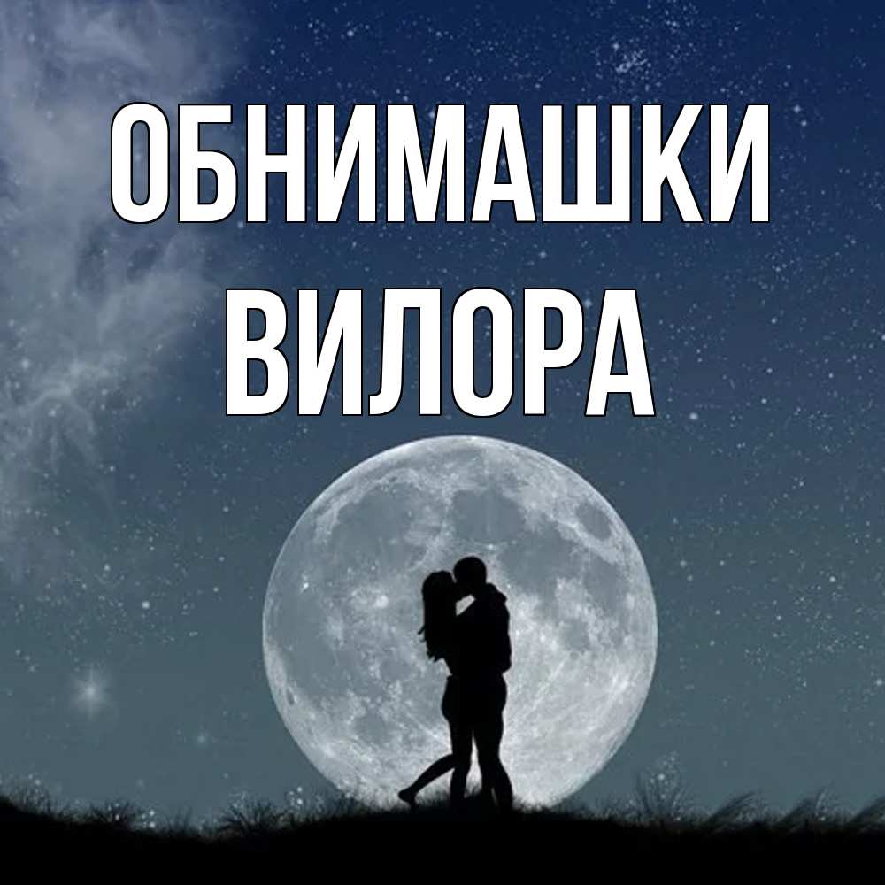 Открытка на каждый день с именем, Вилора Обнимашки сладкая парочка Прикольная открытка с пожеланием онлайн скачать бесплатно 