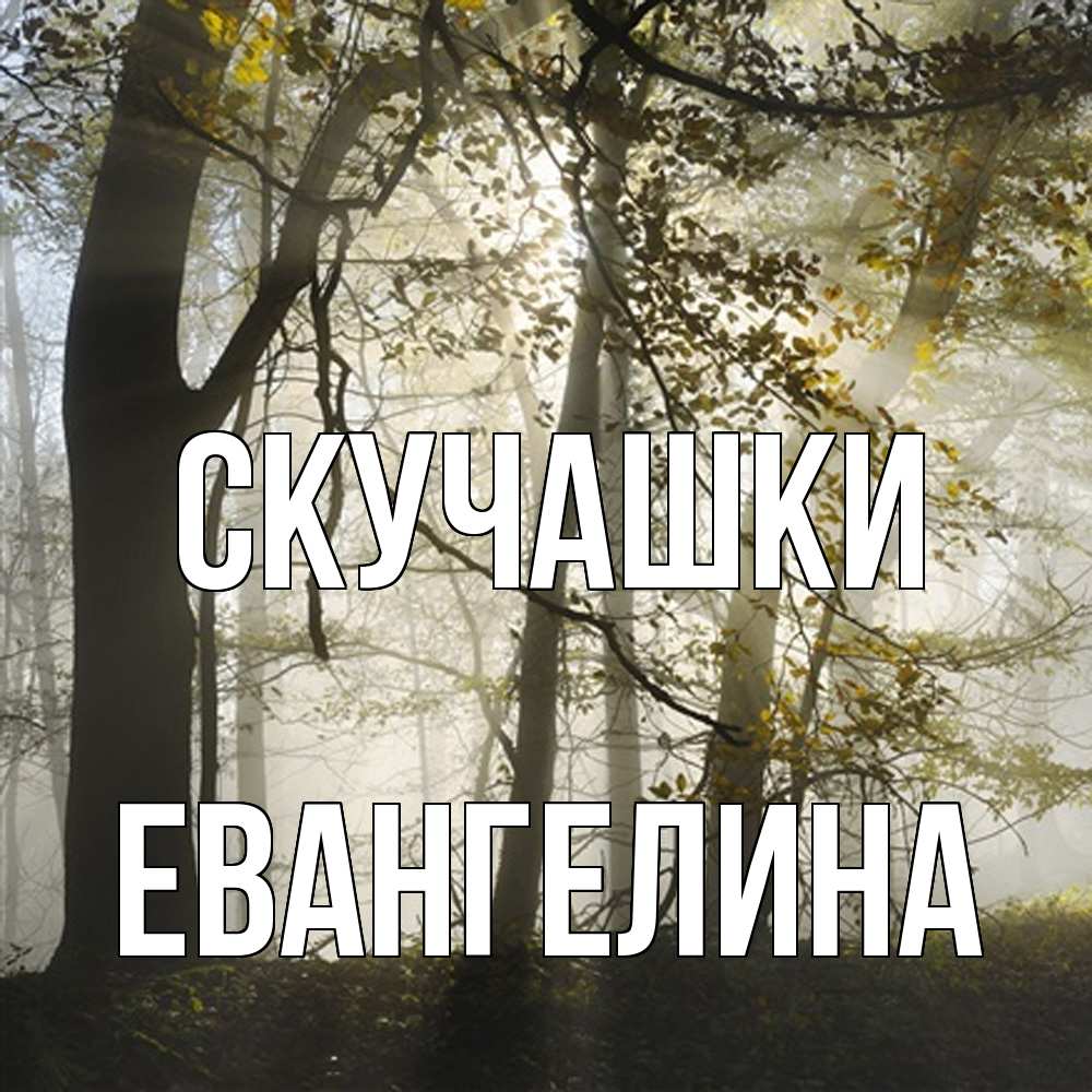 Открытка на каждый день с именем, Евангелина Скучашки грустно Прикольная открытка с пожеланием онлайн скачать бесплатно 