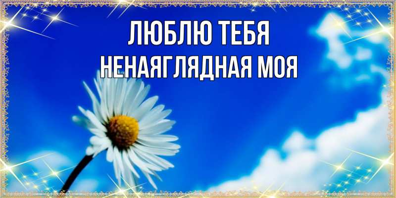 Картинка Люблю тебя, Ненаяглядная моя