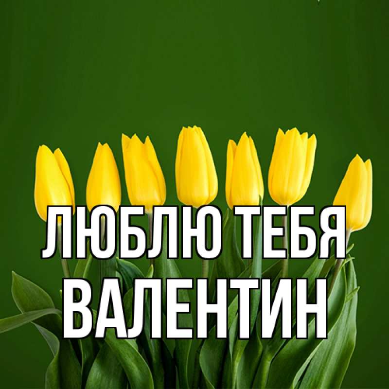 Картинка Люблю тебя, Валентин