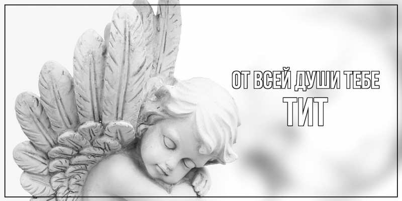 Картинка От всей души тебе, Тит