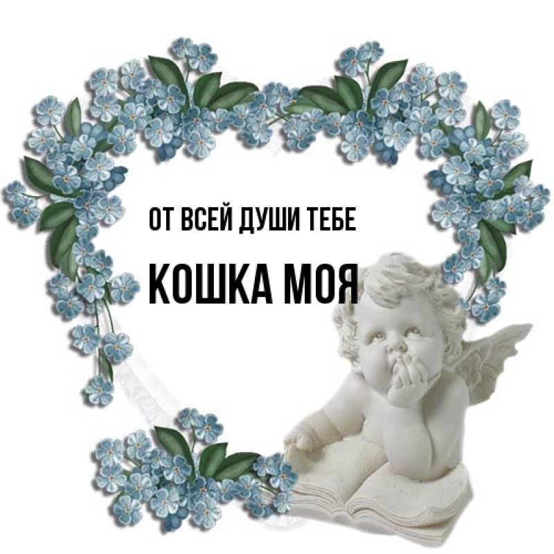 Картинка От всей души тебе, Кошка моя