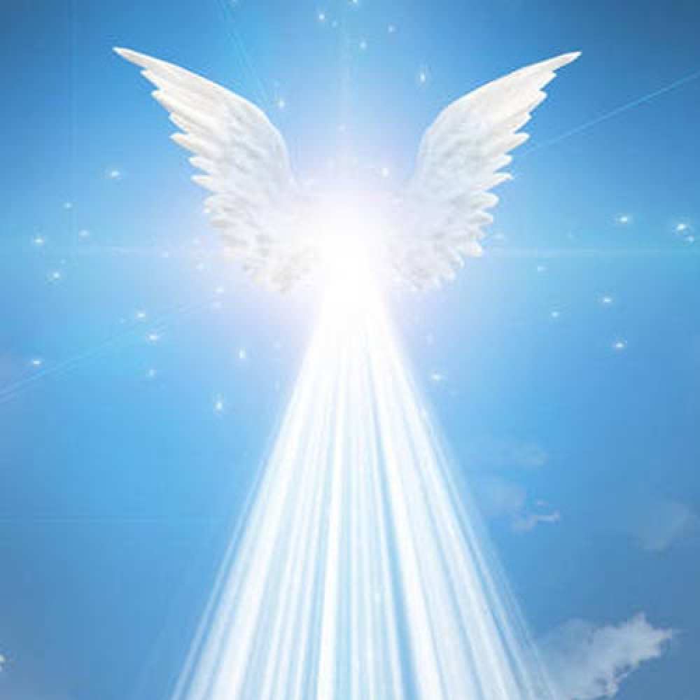 Открытка на каждый день с именем, Ангел От всей души тебе поток света Прикольная открытка с пожеланием онлайн скачать бесплатно 