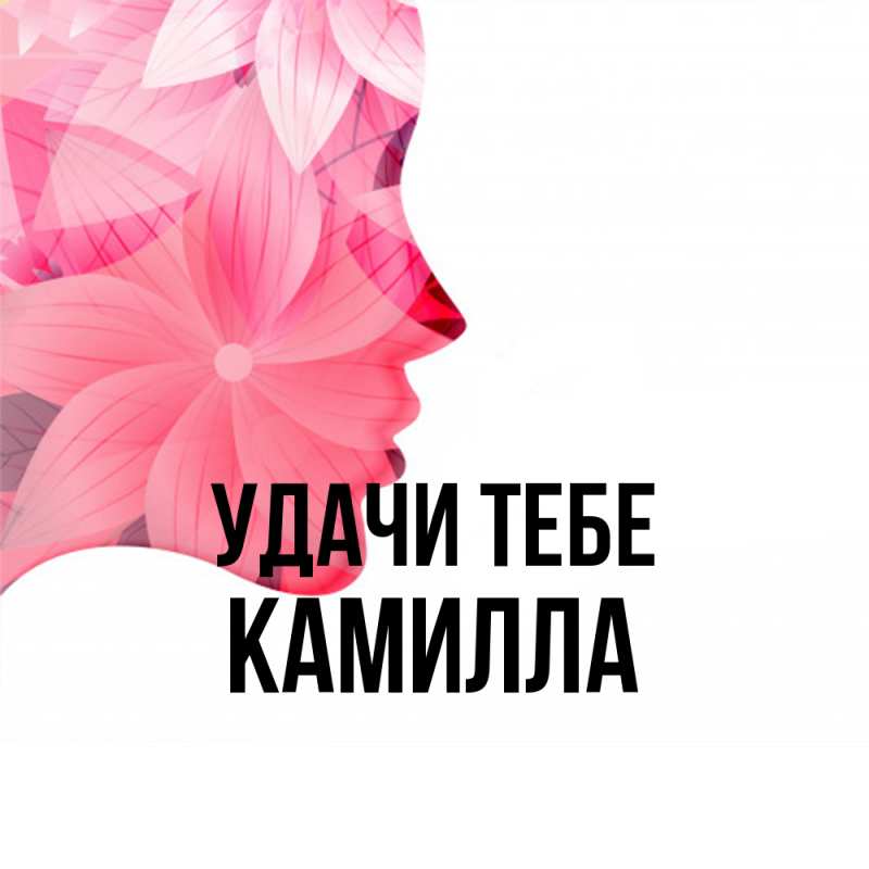 Картинка Удачи тебе, Камилла