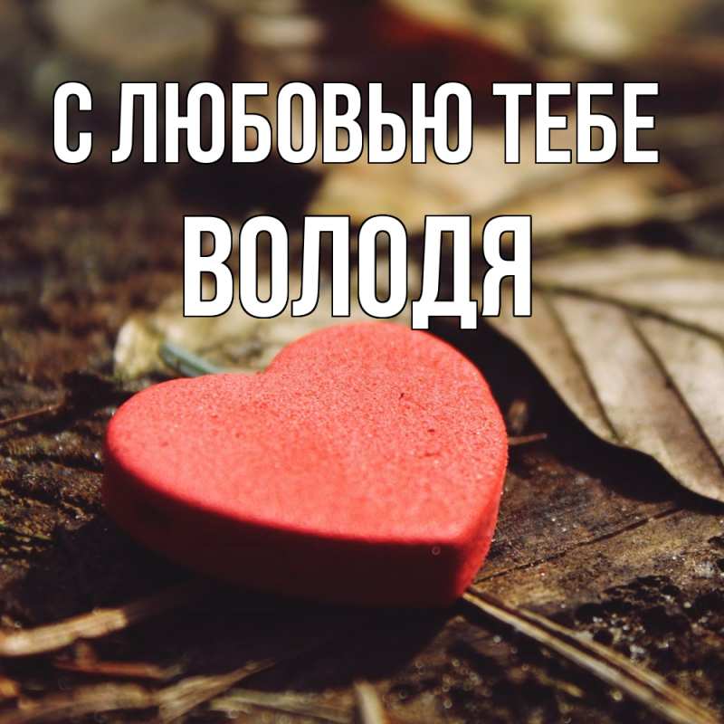Картинка С любовью тебе, Володя