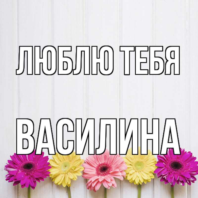 Картинка Люблю тебя, Василина