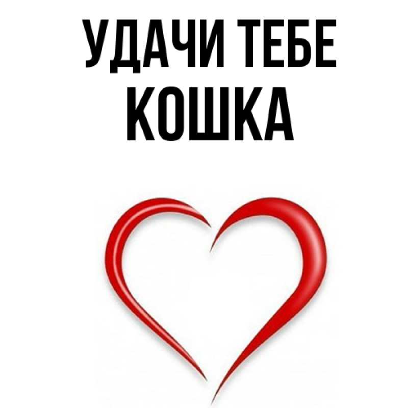 Картинка Удачи тебе, Кошка