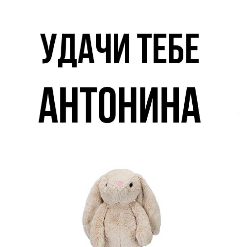 Картинка Удачи тебе, Антонина