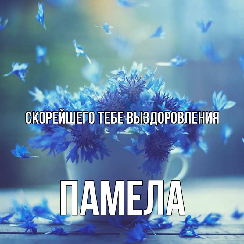 Картинка Скорейшего тебе выздоровления, Памела