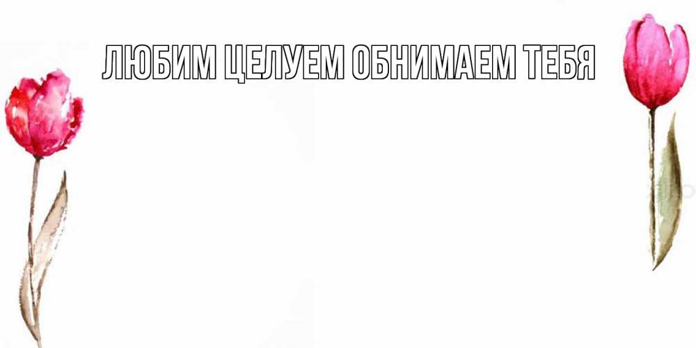 Открытка на каждый день с именем, Лев С днем всех влюбленных Открытки на день всех влюбленных с тюльпанами акварелью Прикольная открытка с пожеланием онлайн скачать бесплатно 