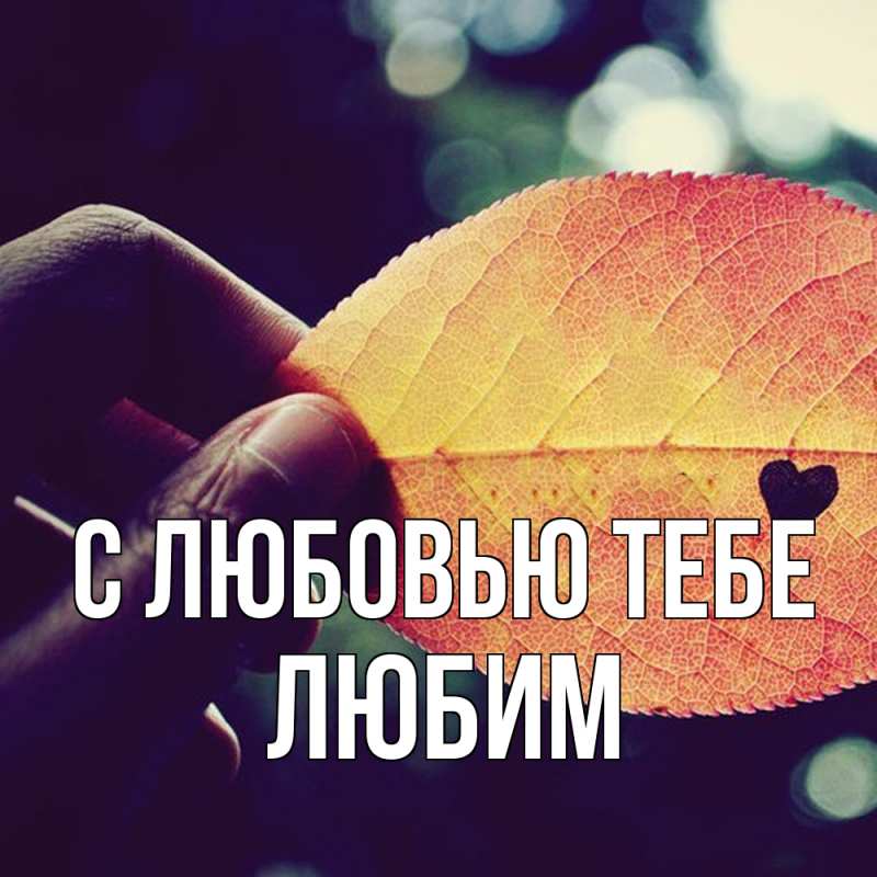 Картинка С любовью тебе, Любим