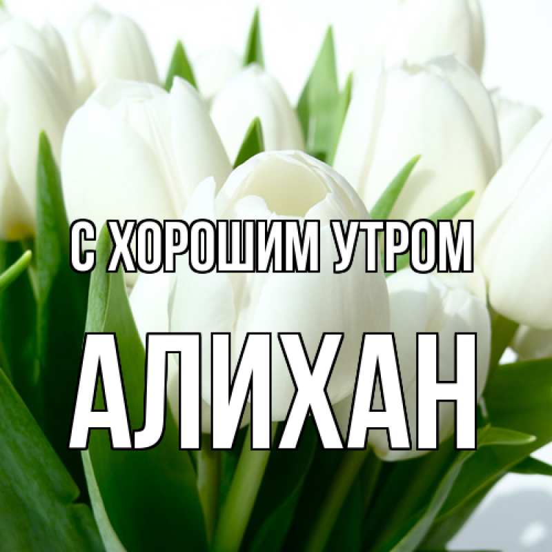Картинка С хорошим утром, Алихан