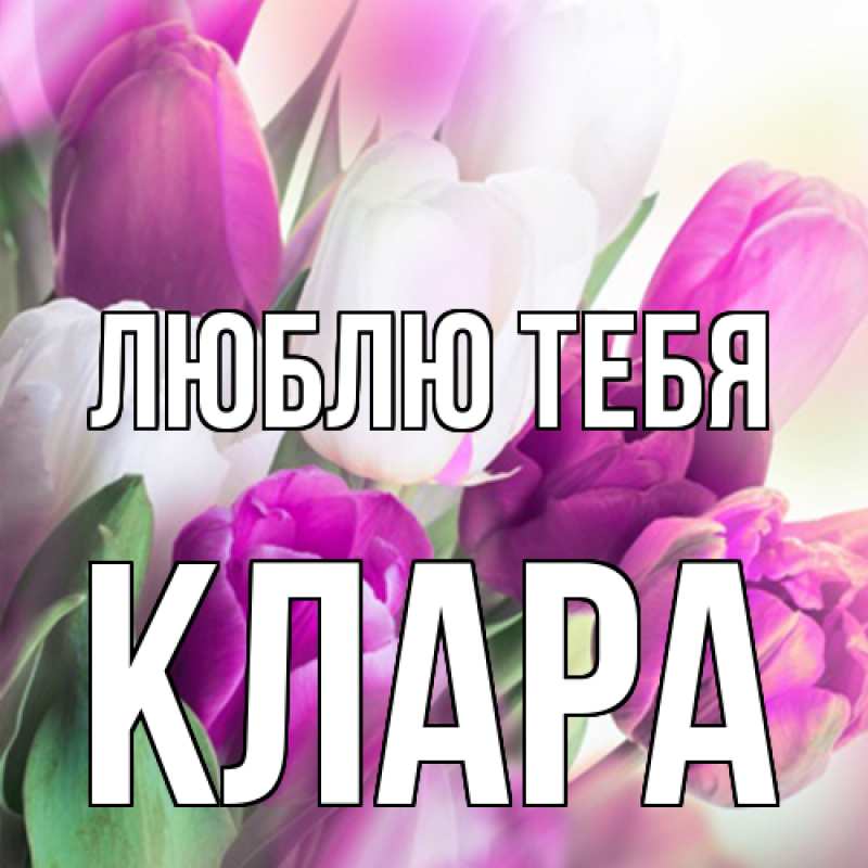 Картинка Люблю тебя, Клара