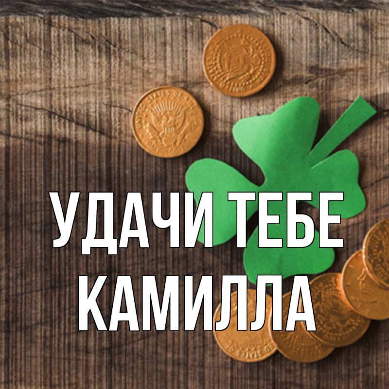 Картинка Удачи тебе, Камилла