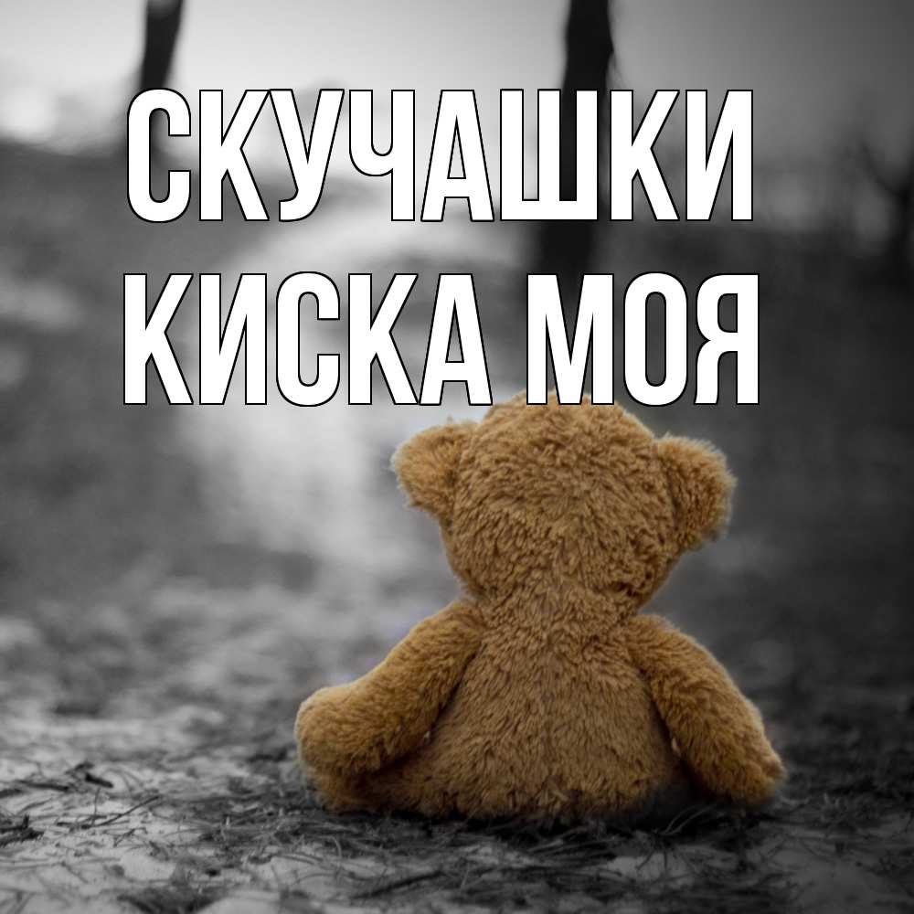 Открытка на каждый день с именем, Киска-моя Скучашки красивые открытки Прикольная открытка с пожеланием онлайн скачать бесплатно 