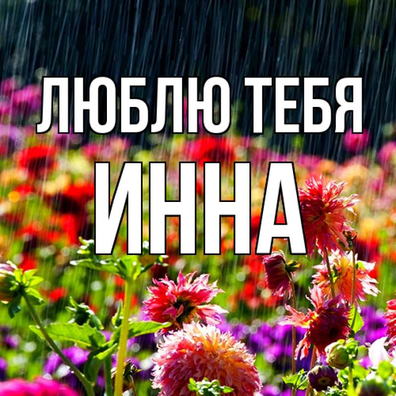 Картинка Люблю тебя, Инна