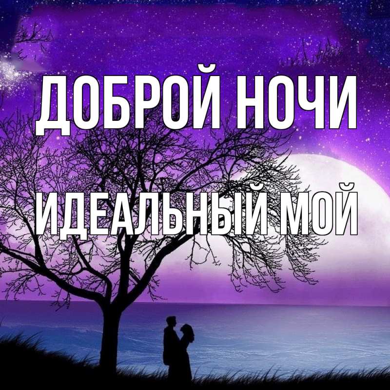 Картинка Доброй ночи, Идеальный мой