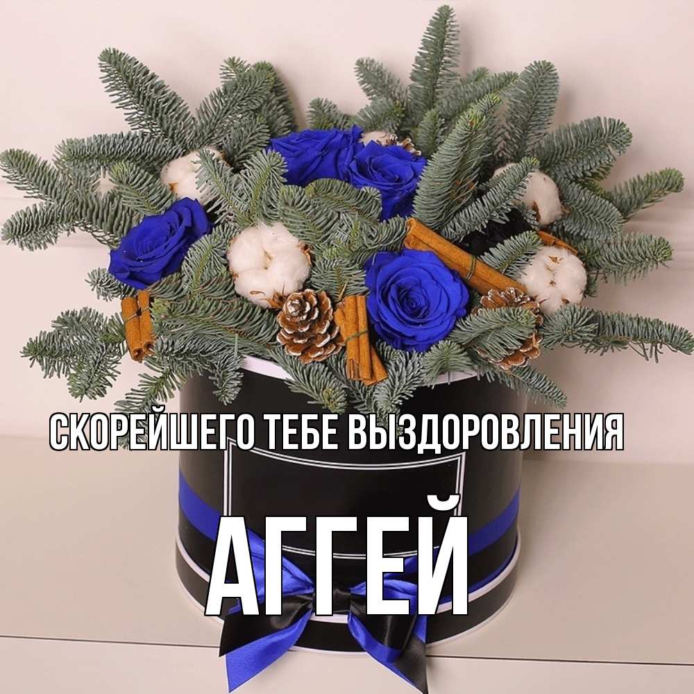 Открытка на каждый день с именем, Аггей Скорейшего тебе выздоровления короче кто то загрузил эти шишки Прикольная открытка с пожеланием онлайн скачать бесплатно 