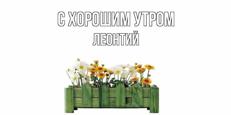 Картинка С хорошим утром, Леонтий