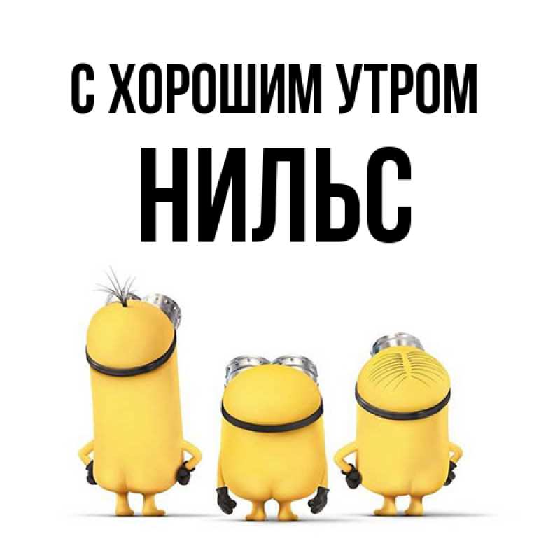Картинка С хорошим утром, Нильс