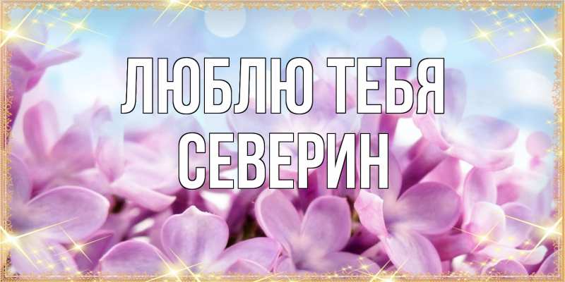 Картинка Люблю тебя, Северин