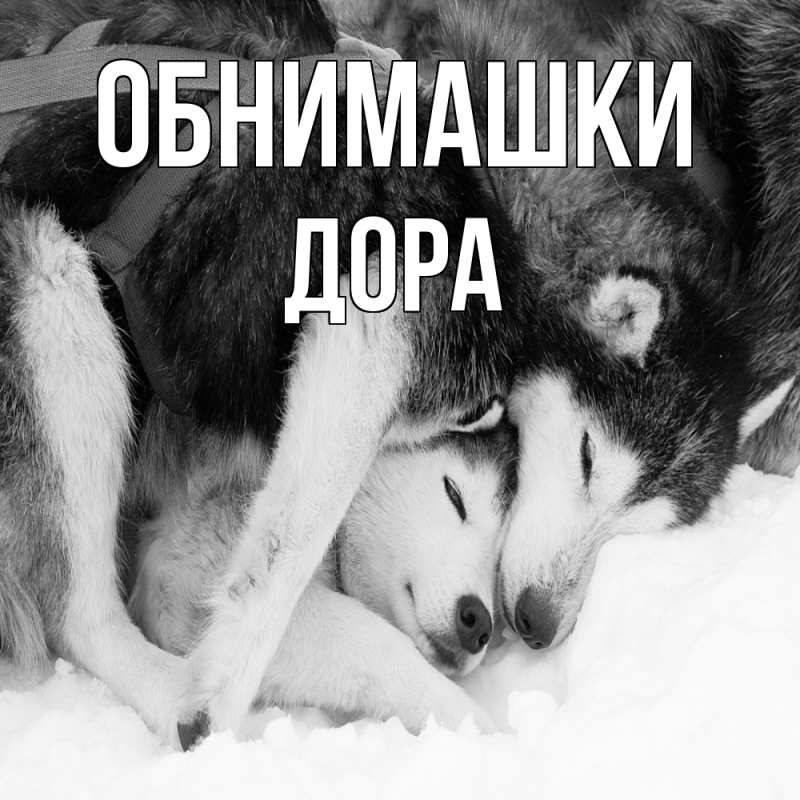 Картинка Обнимашки, Дора