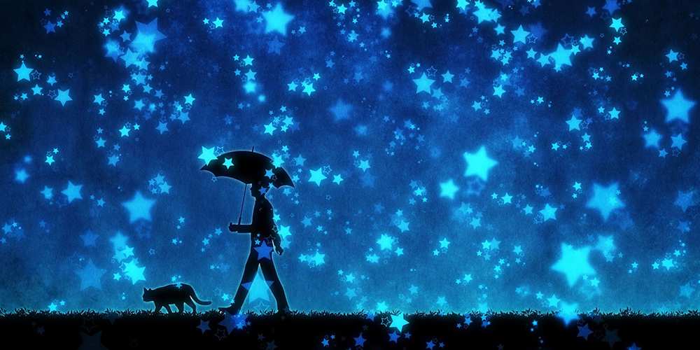 Открытка на каждый день с именем, Эльвира Доброй ночи ночные прогулки с котом под звездами Прикольная открытка с пожеланием онлайн скачать бесплатно 