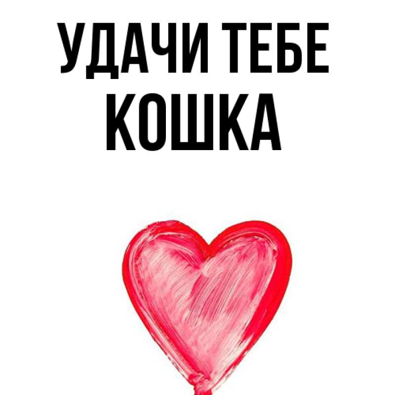 Картинка Удачи тебе, Кошка