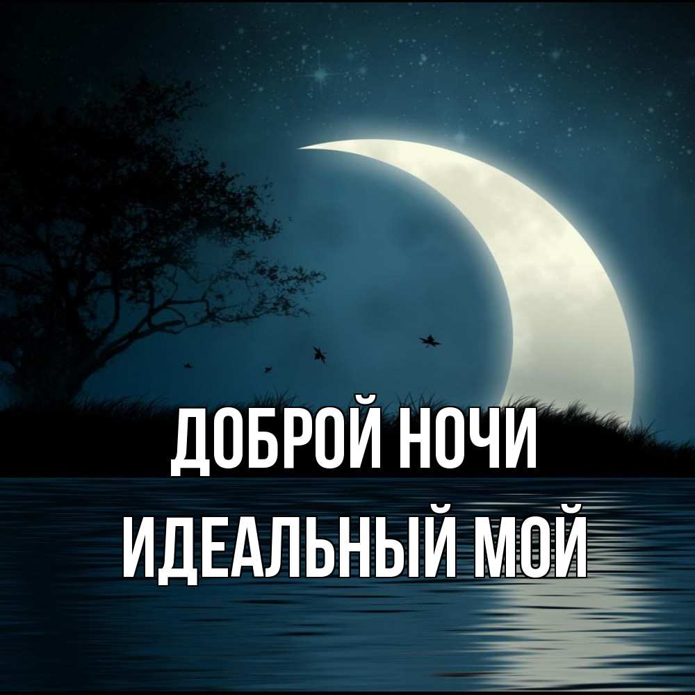 Открытка на каждый день с именем, Идеальный-мой Доброй ночи вода Прикольная открытка с пожеланием онлайн скачать бесплатно 