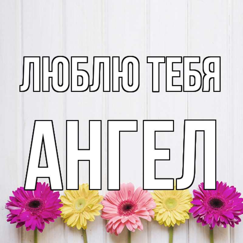 Картинка Люблю тебя, Ангел