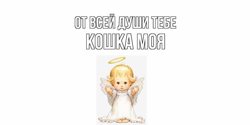 Картинка От всей души тебе, Кошка моя