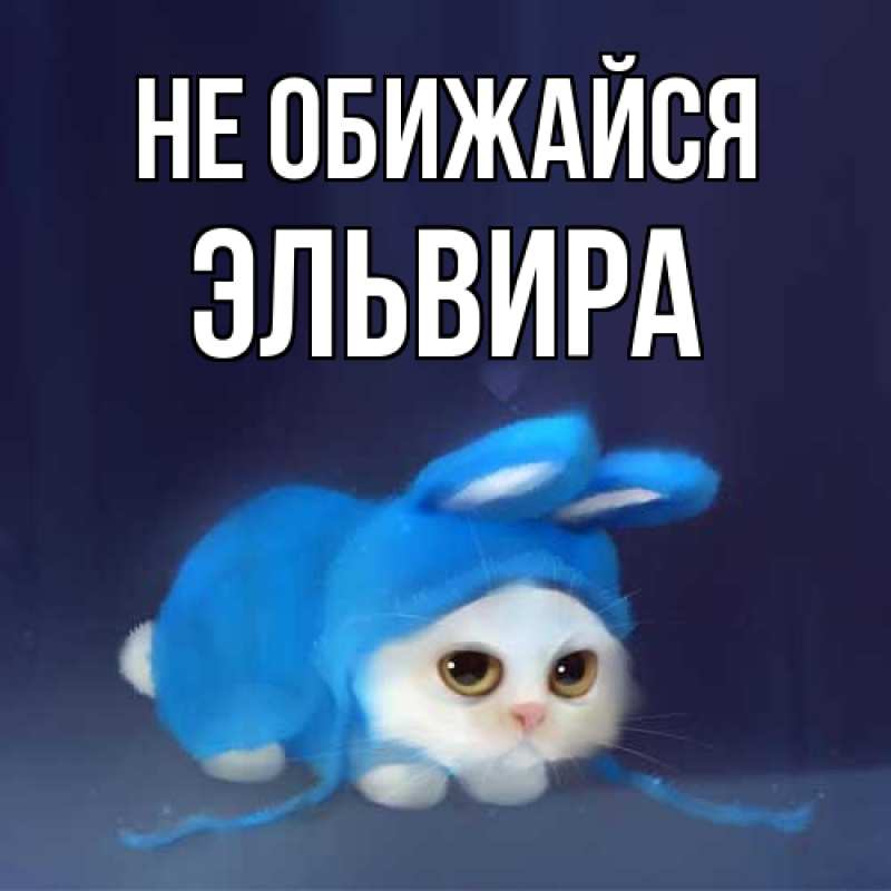Картинка Не обижайся, Эльвира