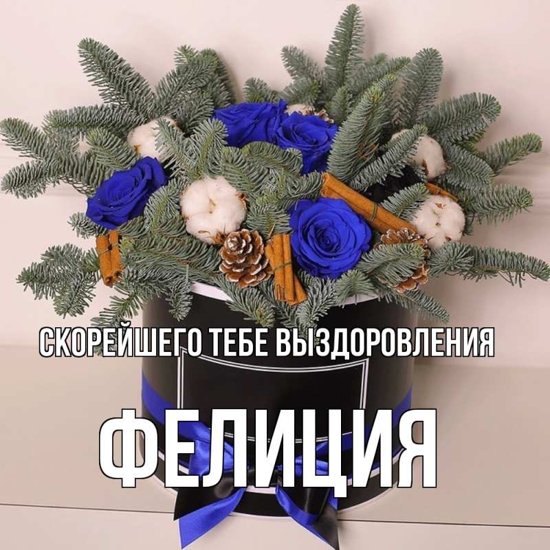 Картинка Скорейшего тебе выздоровления, Фелиция