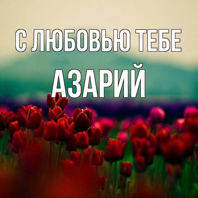 Картинка С любовью тебе, Азарий