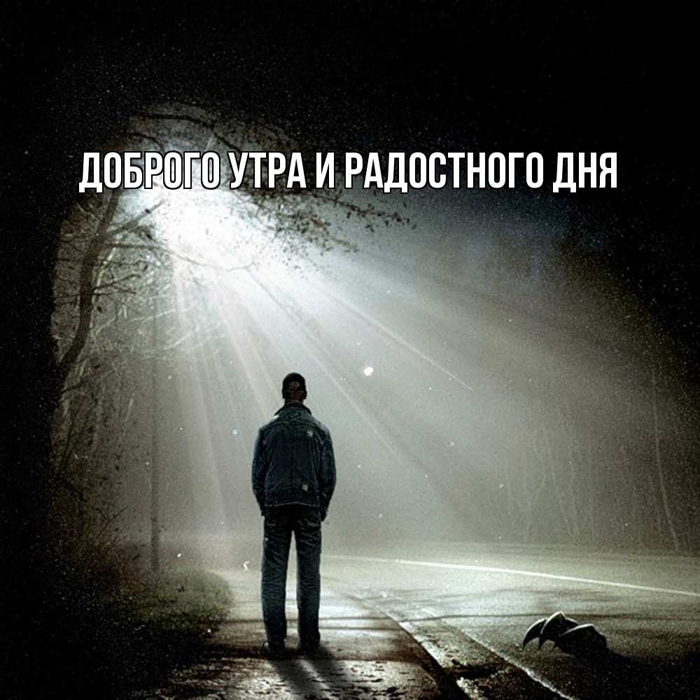 Открытка на каждый день с именем, Ия Не грусти все будет хорошо свет с неба в лесу Прикольная открытка с пожеланием онлайн скачать бесплатно 