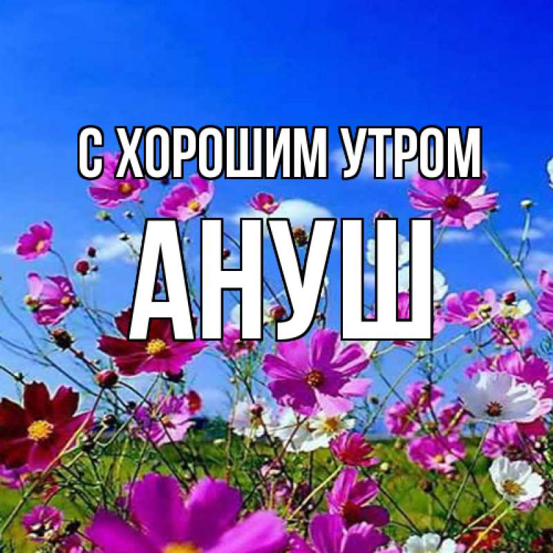 Картинка С хорошим утром, Ануш