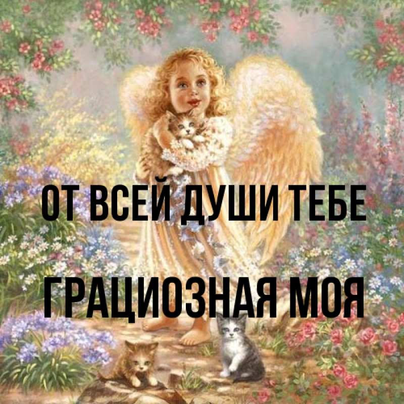 Картинка От всей души тебе, Грациозная моя