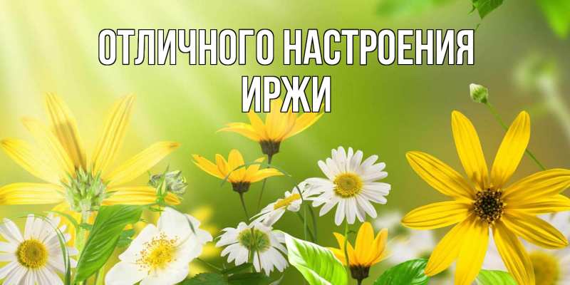 Картинка Отличного настроения, Иржи