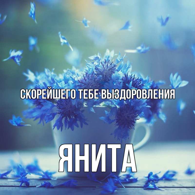 Картинка Скорейшего тебе выздоровления, Янита