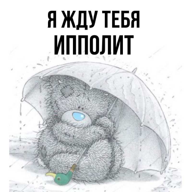 Картинка Я жду тебя, Ипполит