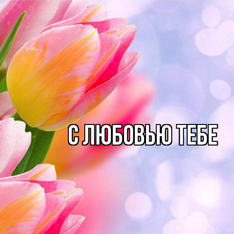 Открытка с именем, Май, Люблю тебя