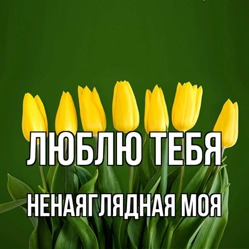 Картинка Люблю тебя, Ненаяглядная моя