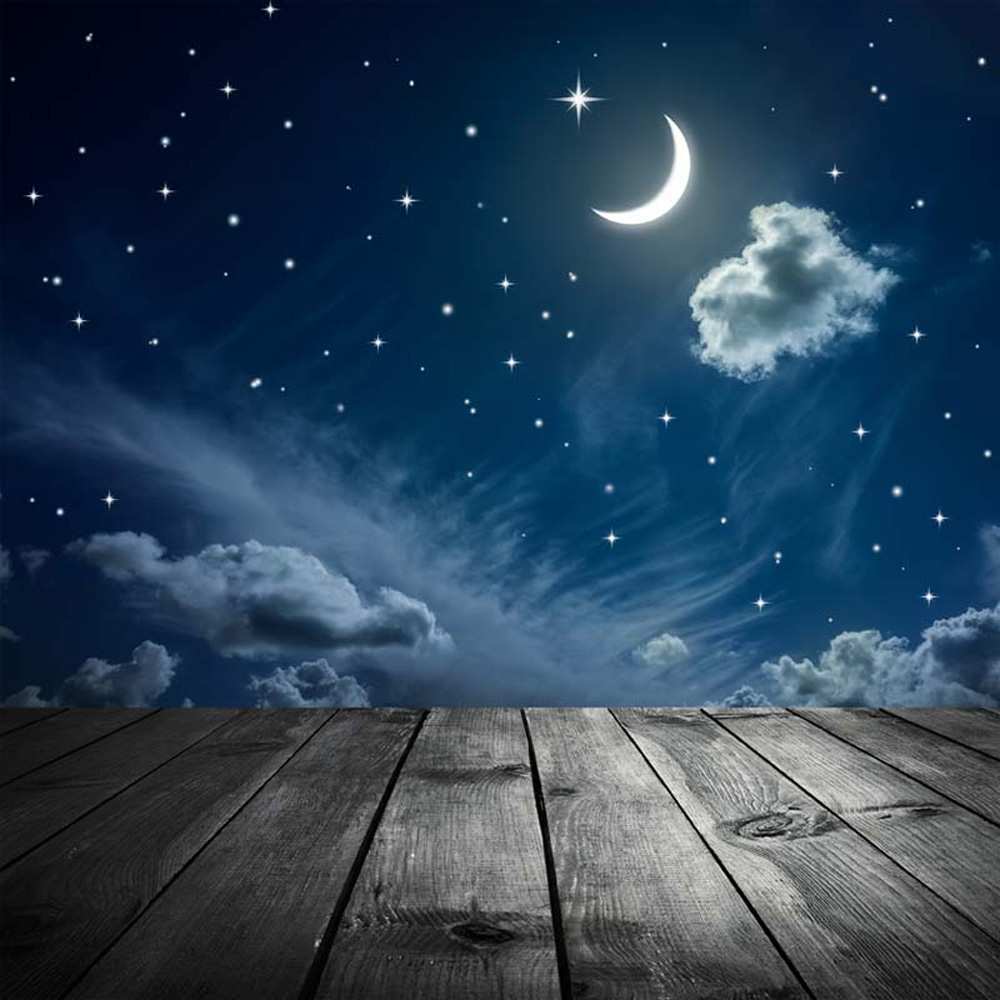 Открытка на каждый день с именем, Азат Доброй ночи месяц и звезда Прикольная открытка с пожеланием онлайн скачать бесплатно 