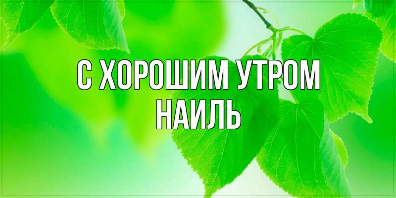 Картинка С хорошим утром, Наиль