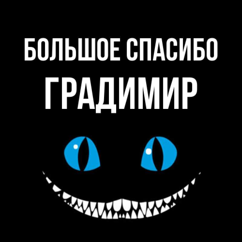 Картинка Большое спасибо, Градимир