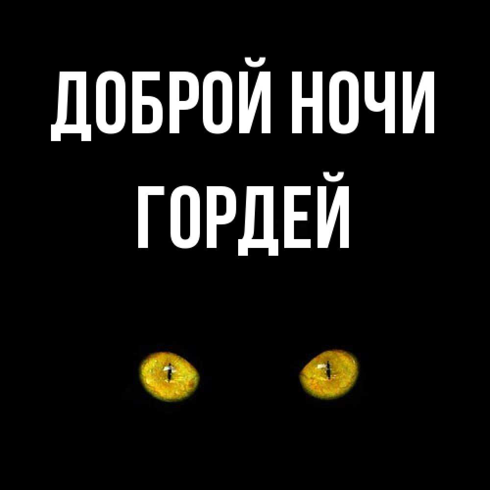 Открытка на каждый день с именем, Гордей Доброй ночи сладких снов бесстрашный мой дружочек Прикольная открытка с пожеланием онлайн скачать бесплатно 